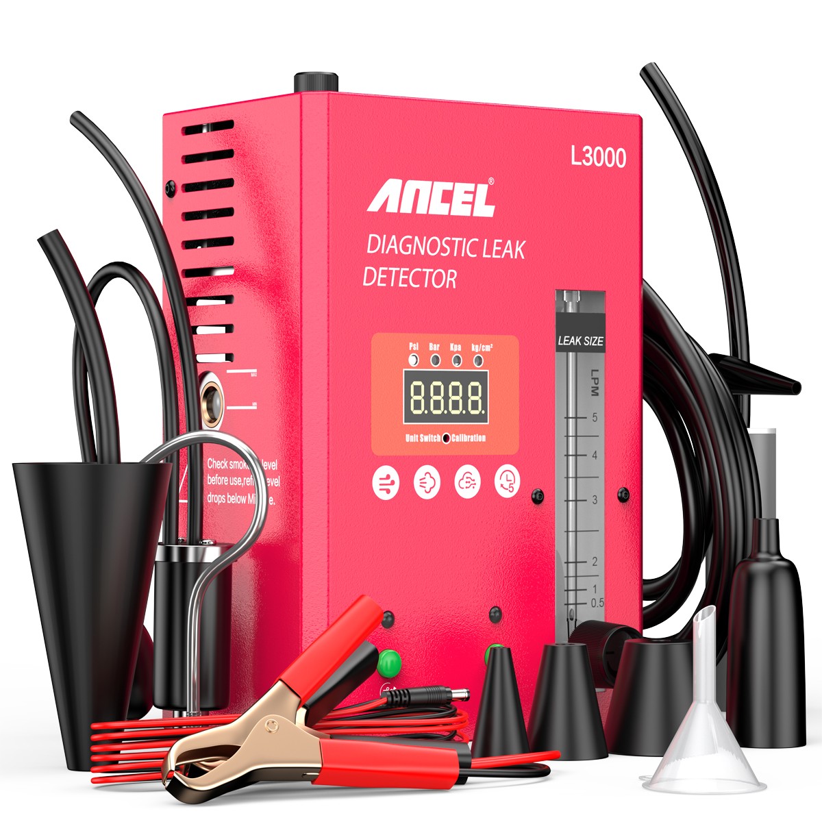 ANCEL L3000 EVAP Smoke Machine Vacuum Leak Detection Tester With Digital Display