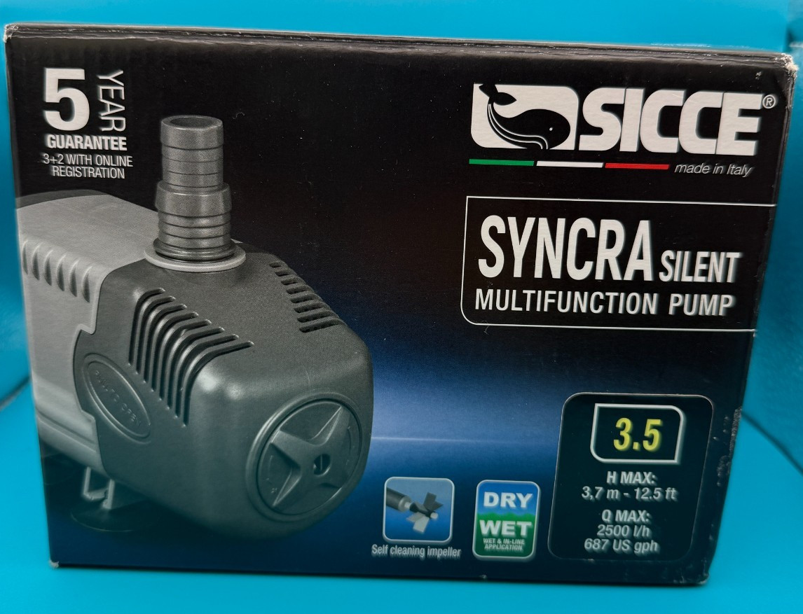 Syncra Silent 3.5 Multifunction 687 GPH Submersible Water Pump | Italian Made 68