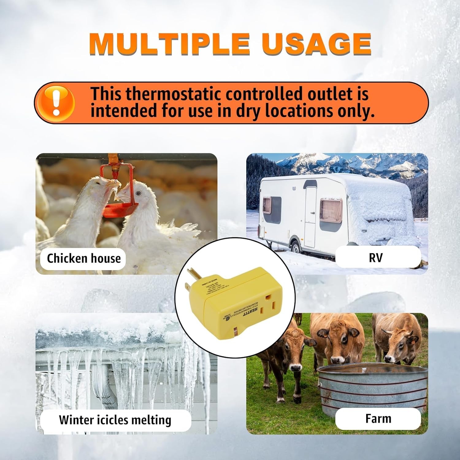 Thermostatic Outlet ET-21 - Automatic Power Control for Energy-Efficient Heating
