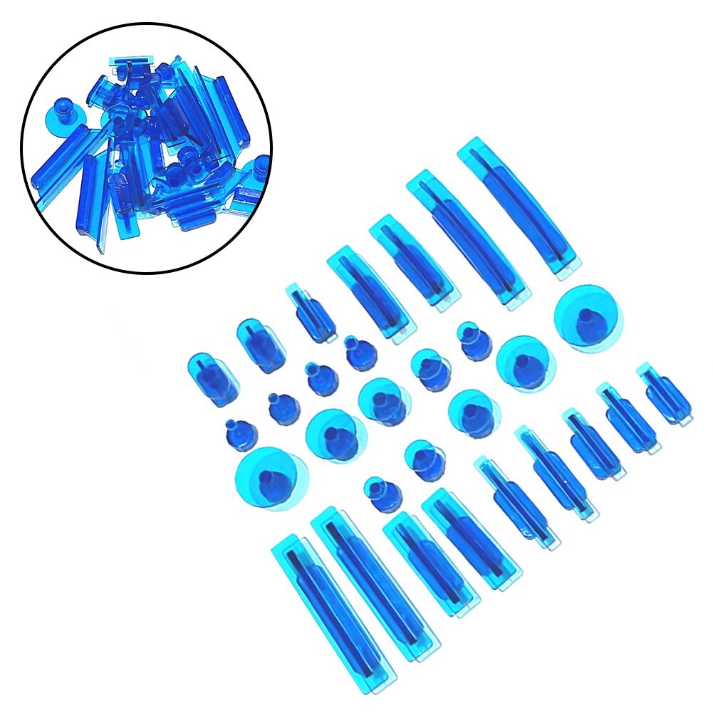 12pcs Car Body Glue Pull Tabs Paintless Dent Removal Tools Bottle Tabs Set
