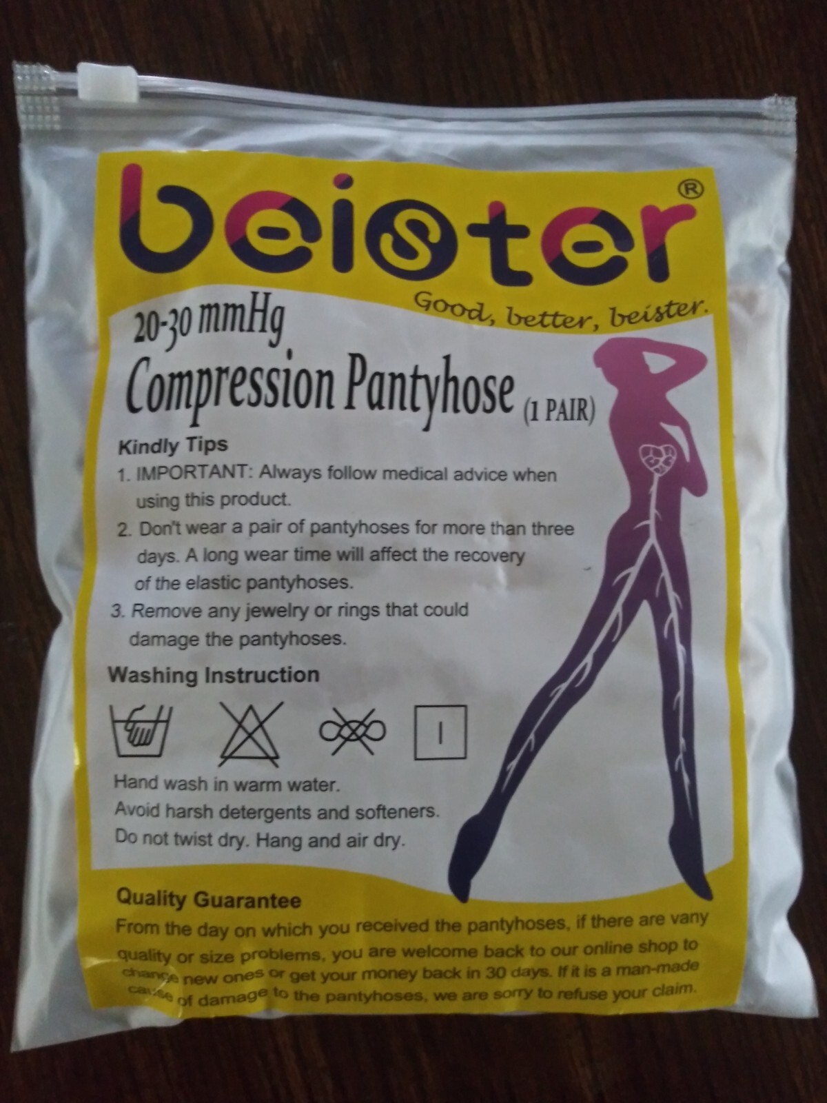 Beister Compression Pantyhose ~ 20-30 mmHg Medium