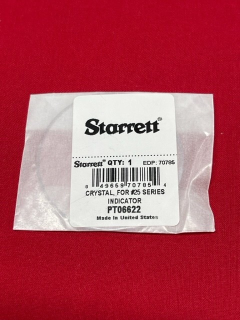 Starrett PT06622 Crystal ONLY for 25 Series Indicators