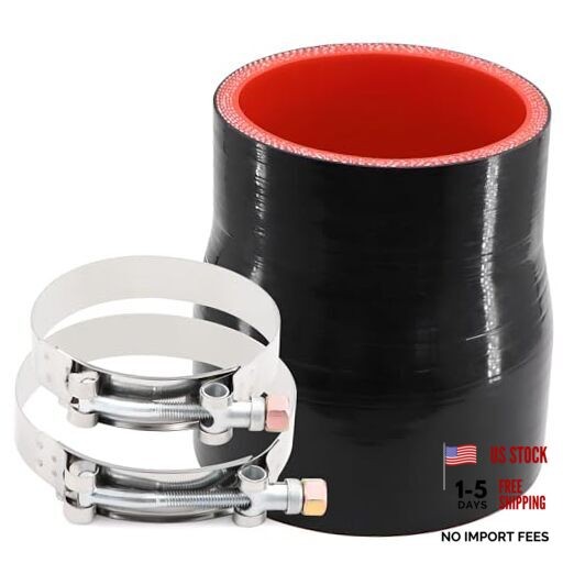 High Performance 5-Ply Reinforced Straight Length 4 Inch ID 3 to 3.5 ID3-3.5"