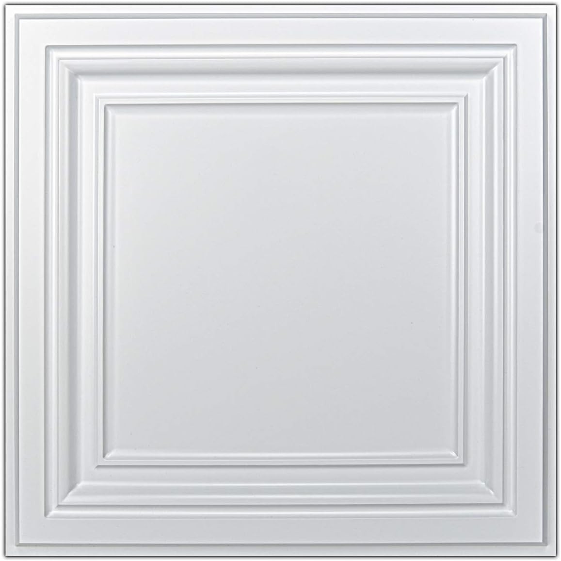 Eco-Friendly White PVC Ceiling Panels 12-Pack