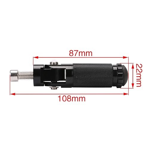 CNC Motorcycle Foot Peg Universal Aluminum Pedals for Motorcycle A Style
