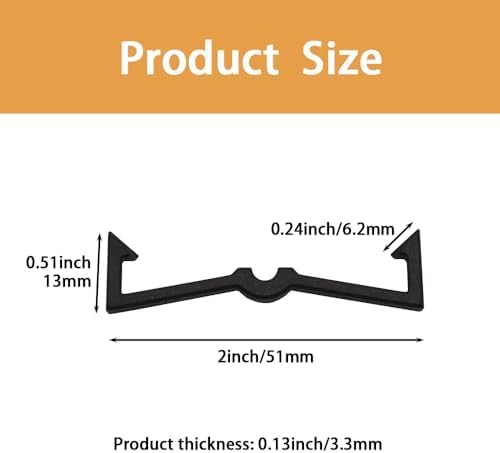 100PCS Pegboard Clips Pegboard Hook Locks Black Plastic Peg Board Locks Peg Boar