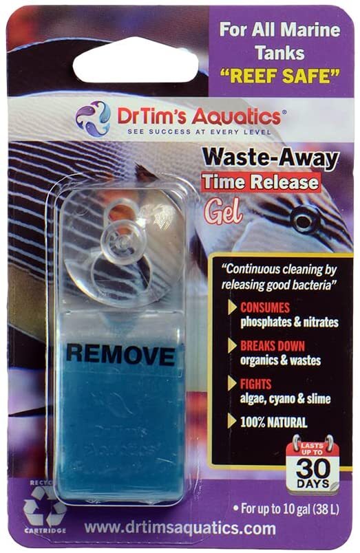 Dr. Tim's Aquatics Waste Away Time Release Gel Reef Safe Marine 10 gallon Single