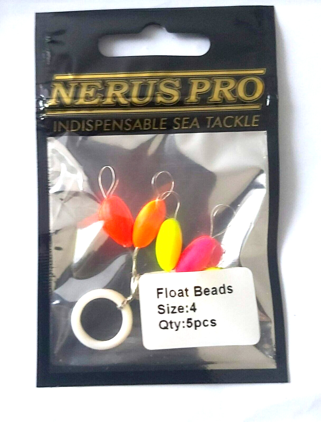 Float Beads Nerus Pro Size 4 Quantity 5 peices