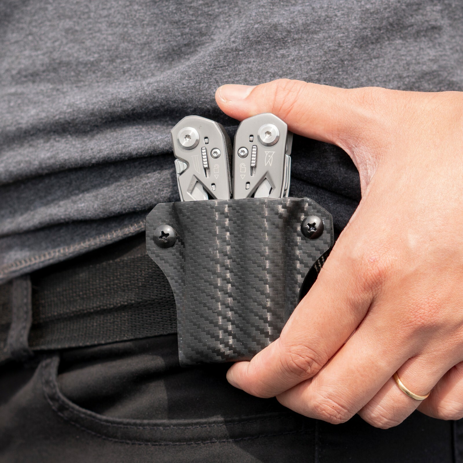 Clip & Carry Kydex Multi-Tool Sheath Holder for GERBER SUSPENSION - Made in USA