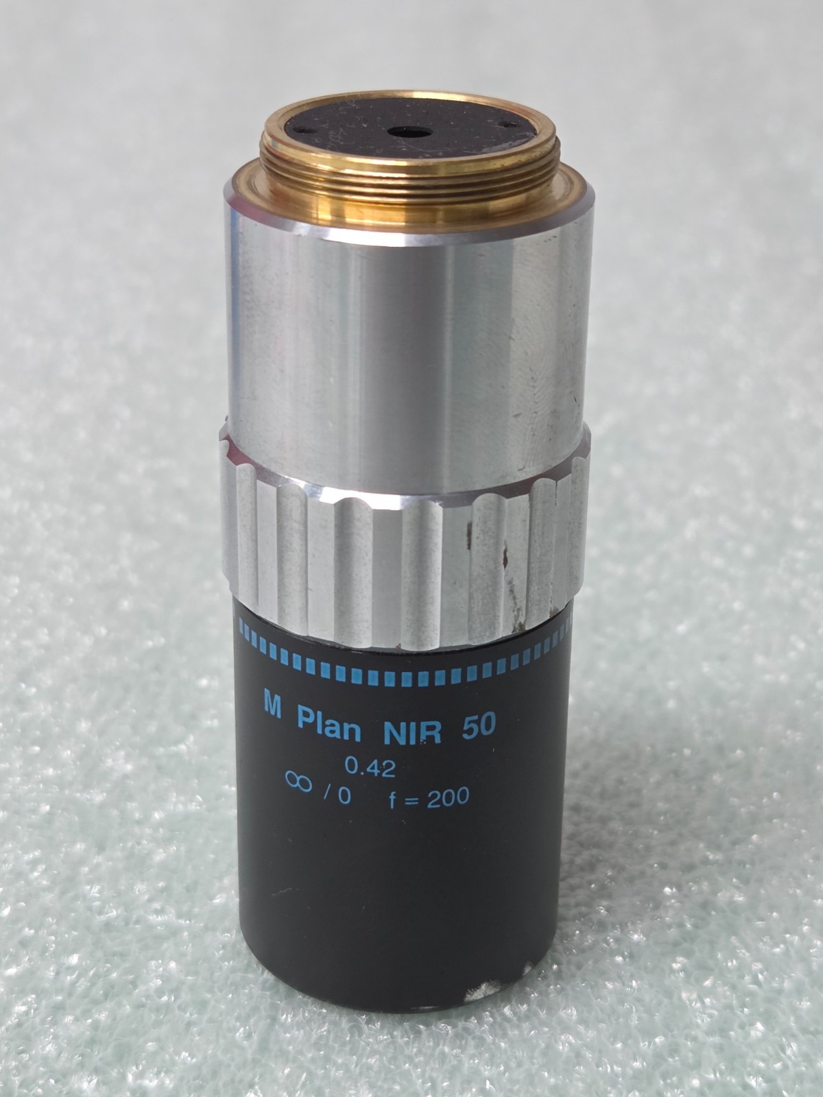 MITUTOYO M Plan NIR 50 x /0.42 ∞ / 0   f=200  Microscope Objective Lens