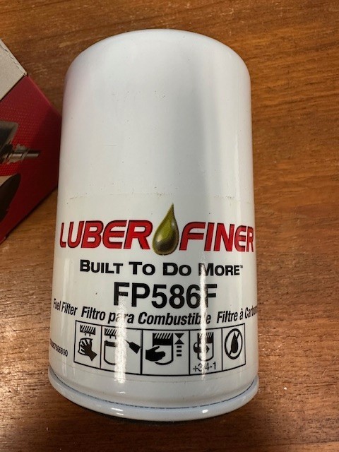 Luber-Finer Part #  FP586F Fuel Filter