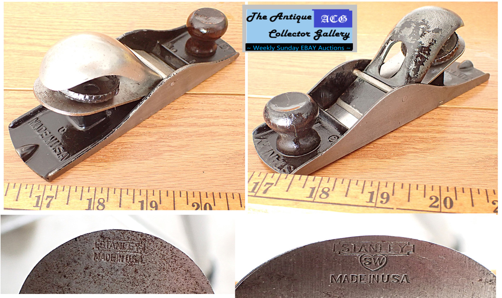 2 Vintage Stanley⌛BLOCK PLANES🛠️#110🛠️As Depictd🛠️B