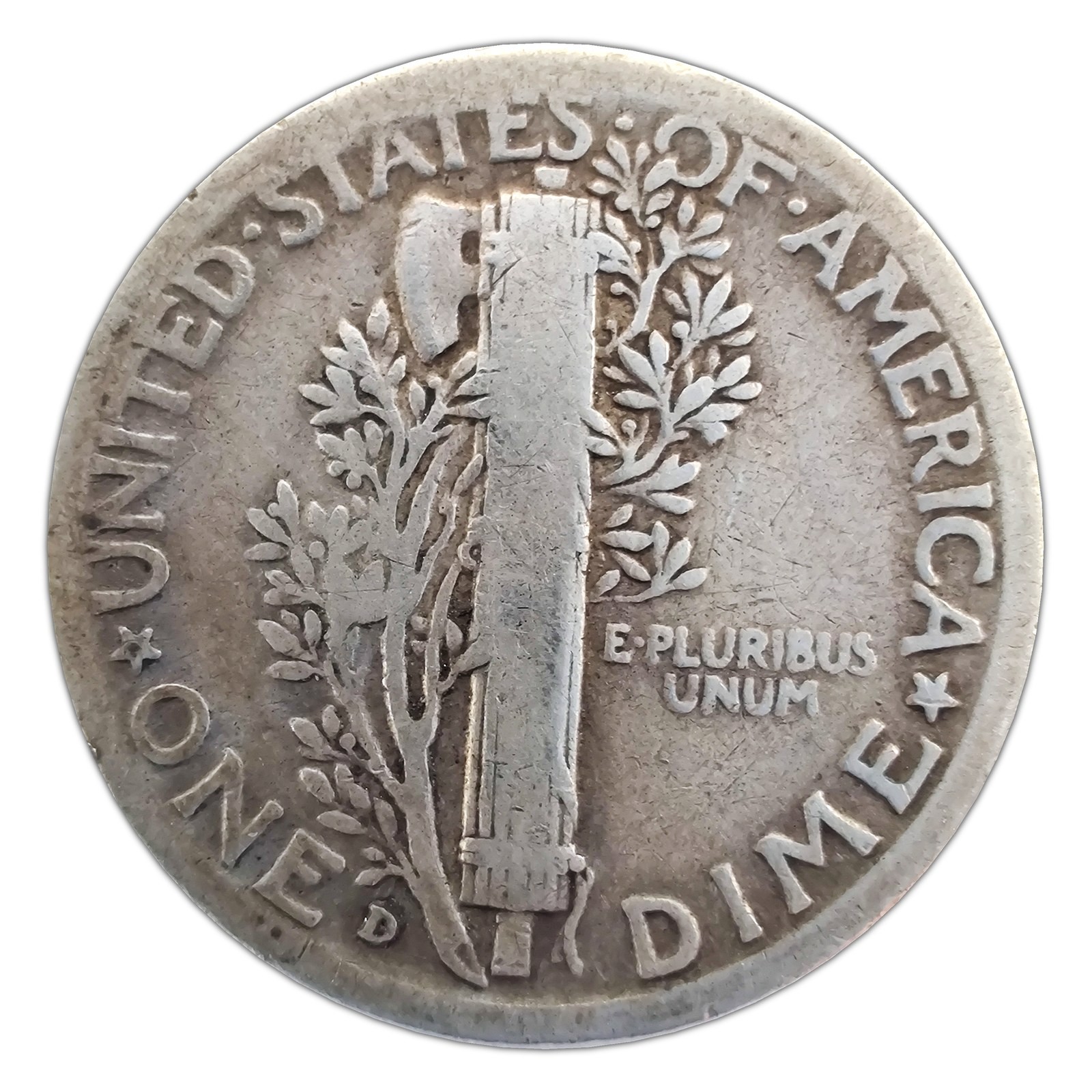 1935-D Mercury Dime G Good 90% Silver
