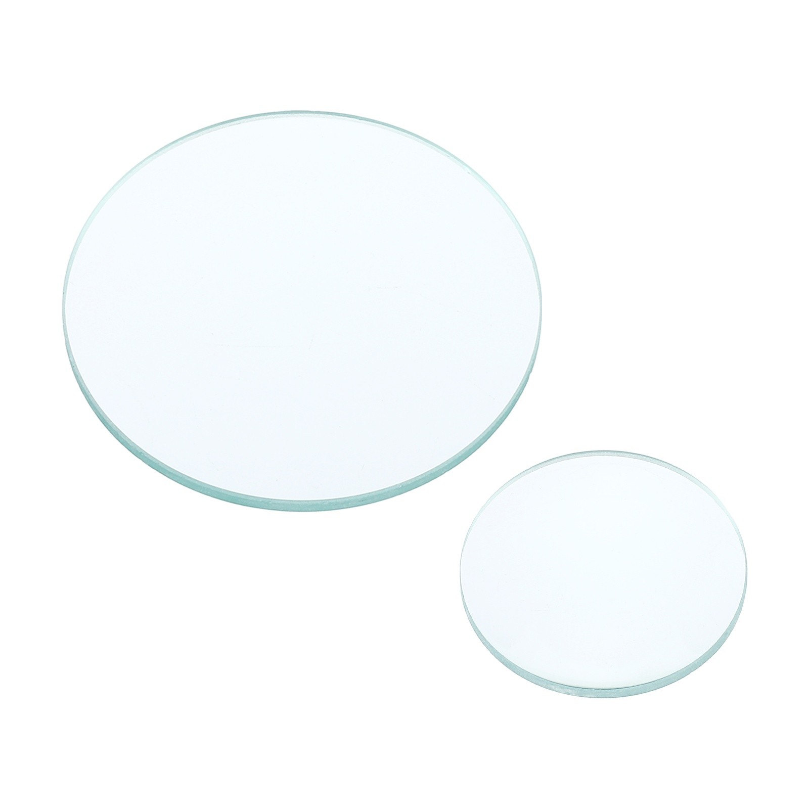 Double Convex Lens, 300 50mm Focal Length 50/30mm (1.97/1.18") Dia., 2 Pcs