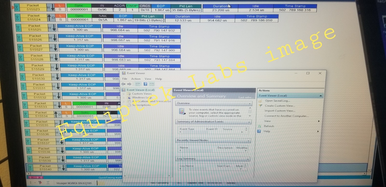 LeCroy Voyager M3i USB Analyzer FULLY TESTED! USB 3.0 4GB memory