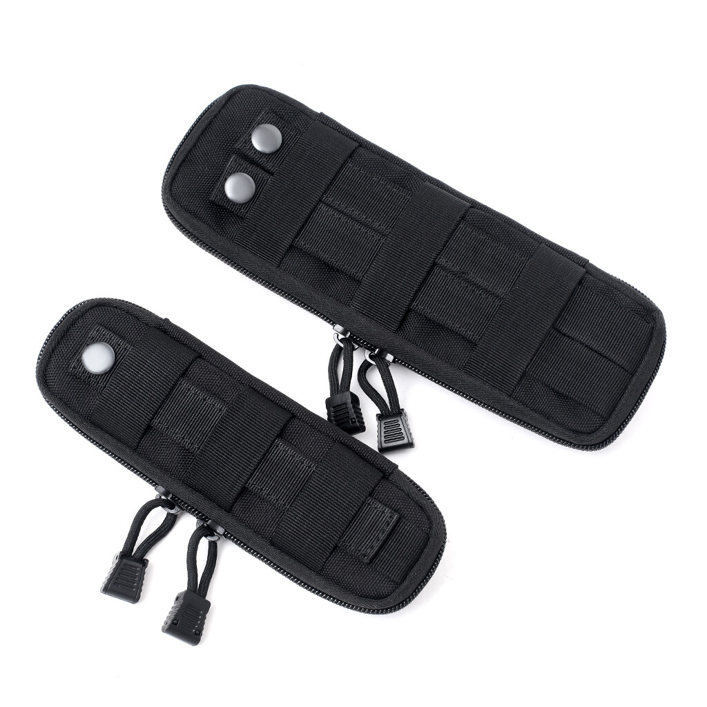 Tactical Molle Pouch Military Knife Sheath Waist Pack EDC Tool Flashlight Holder