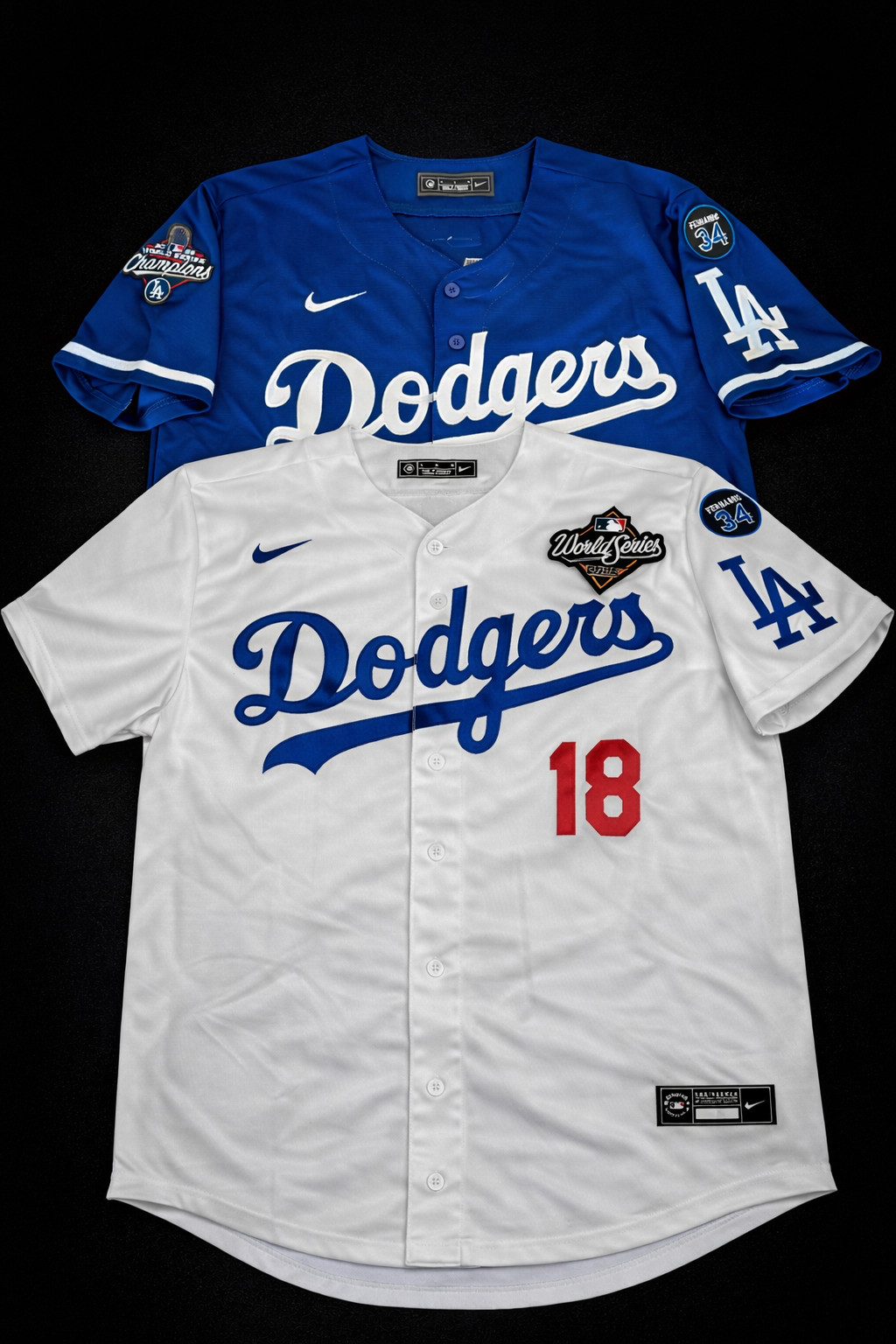 LOS ANGELES DODGERS YAMAMOTO MLB FULY STITCHED WHITE HOME JERSEY #18 BRAND NEW