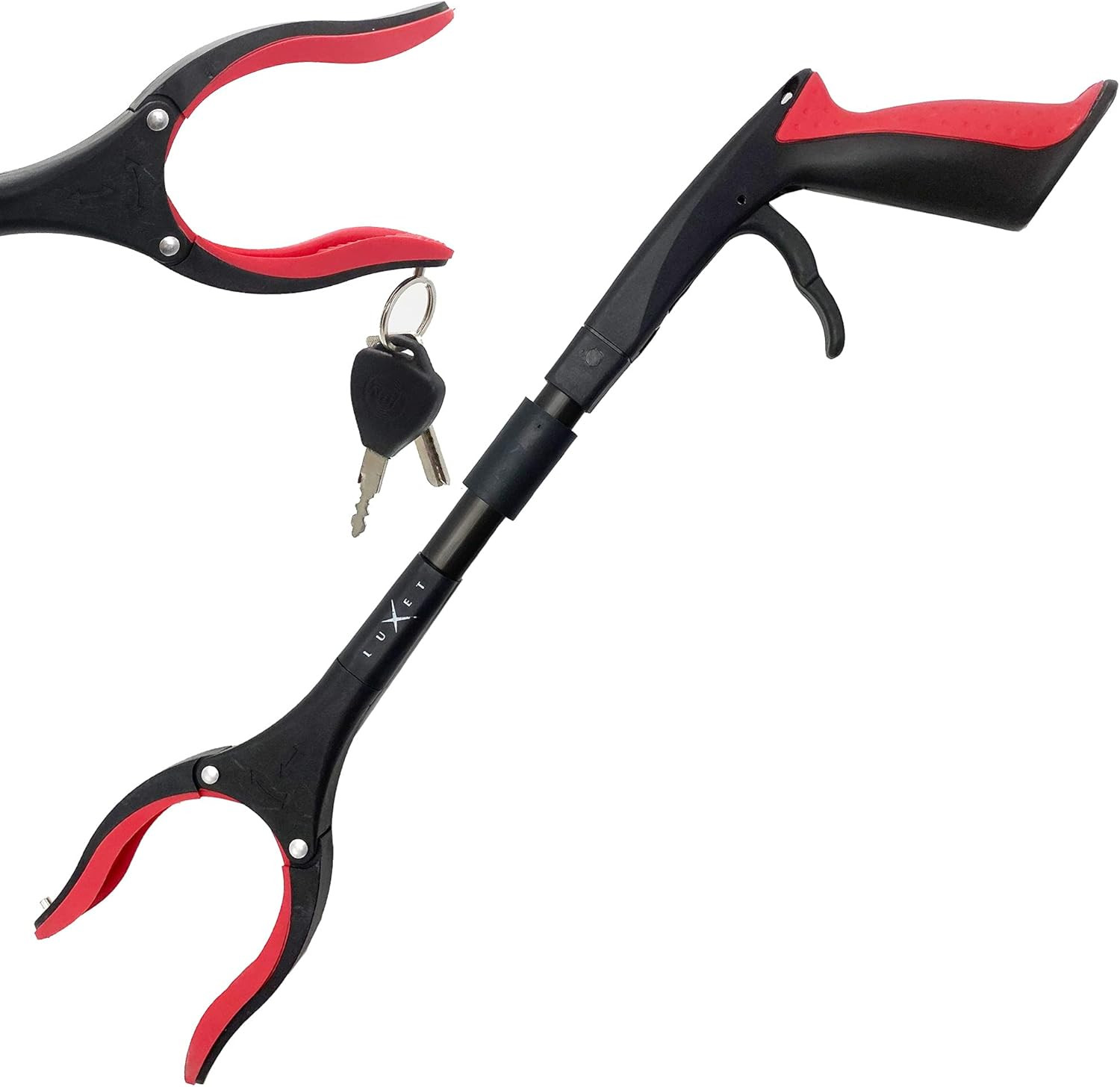 Grabber Reacher Tool 19 Inch Long, Foldable Pick up Stick - Strong Grip Magnetic