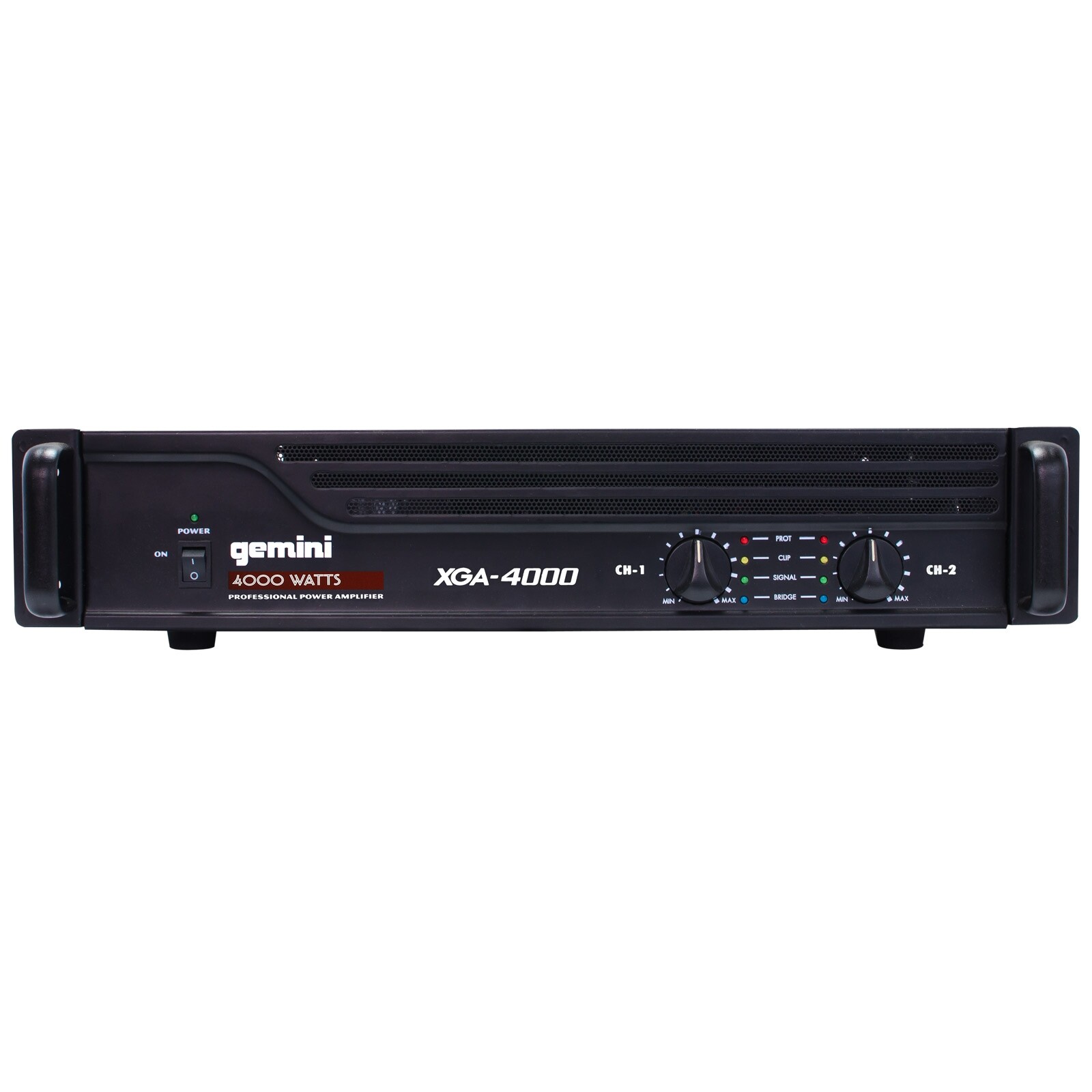 Gemini XGA-4000 4000 Watt RMS Professional DJ PA Power Amplifier Amp idjnow