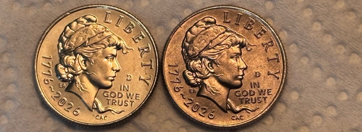 2026 D Emerging Liberty Dime Improper Annealed Error Nice Contrast!