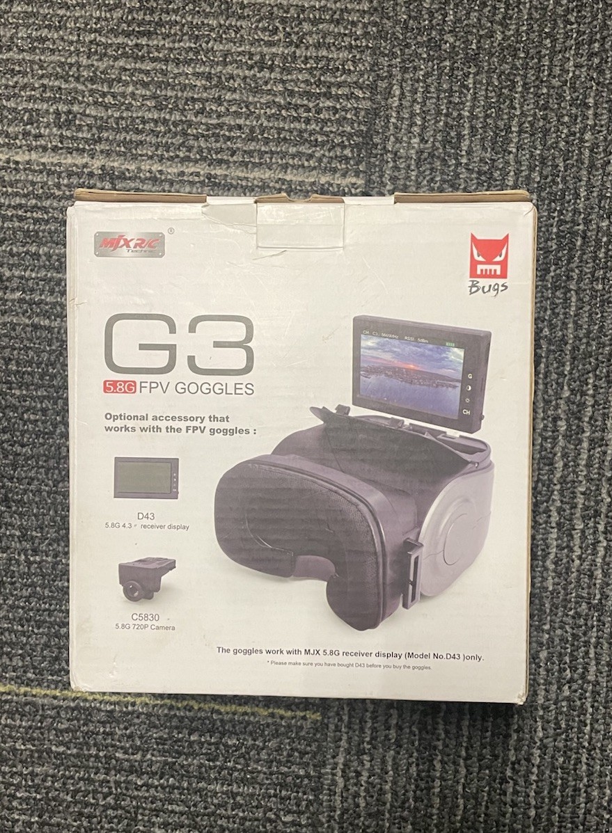Bugs G3 5.8g First Person View Goggles