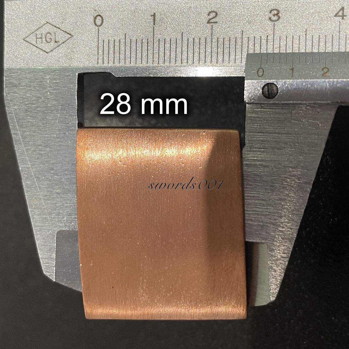 Copper Habaki Brass Clip For Japanese Samurai Katana Wakizashi DIY Maintenance