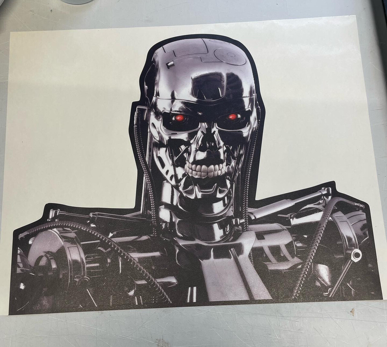 Arcade1Up - Terminator 2: Judgement Day - T2- FRONT DECAL Sticker Mod LAMINATED
