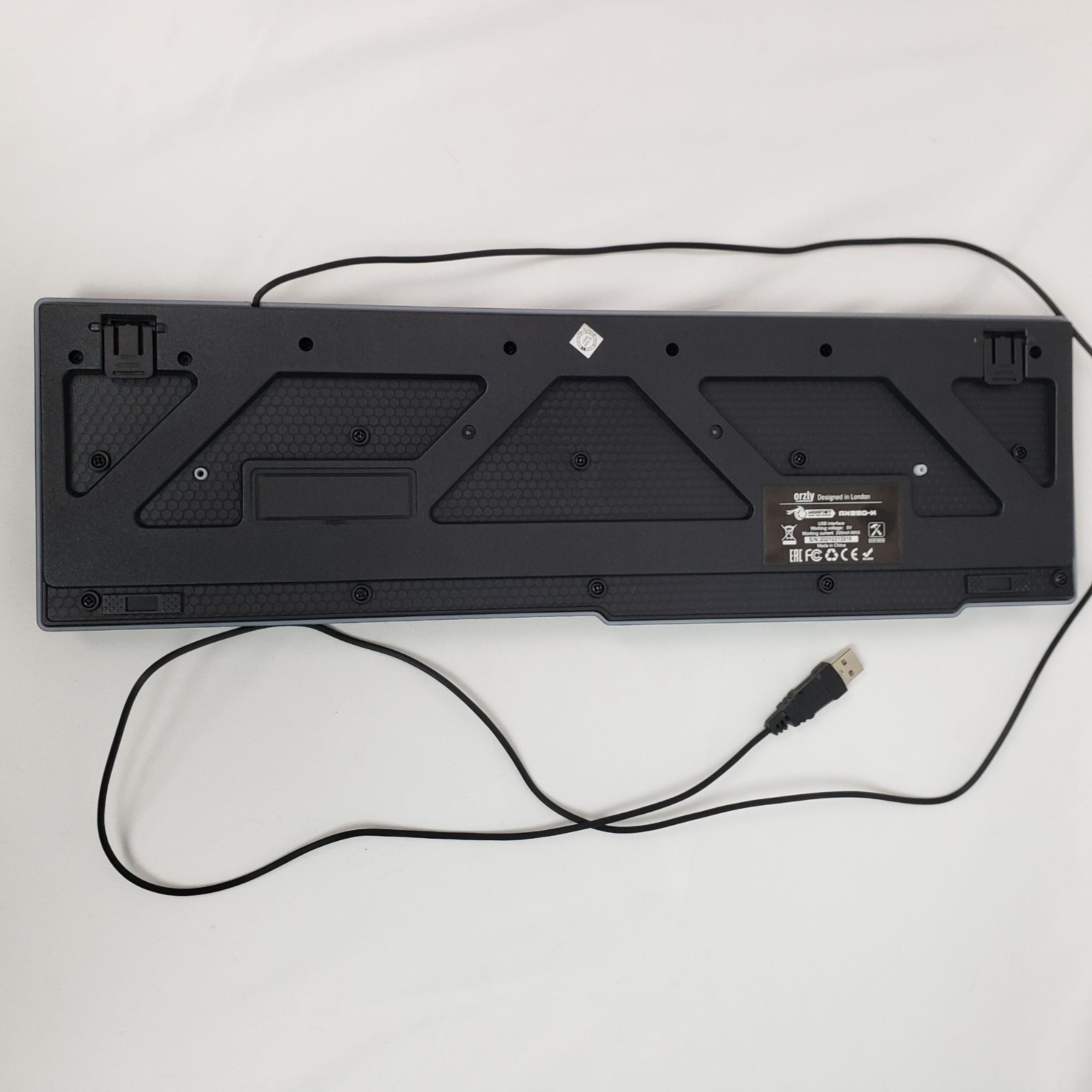 Orzly RX250-K USB Gaming Keyboard w/Changeable Backlight EXCELLENT CONDITION!!!