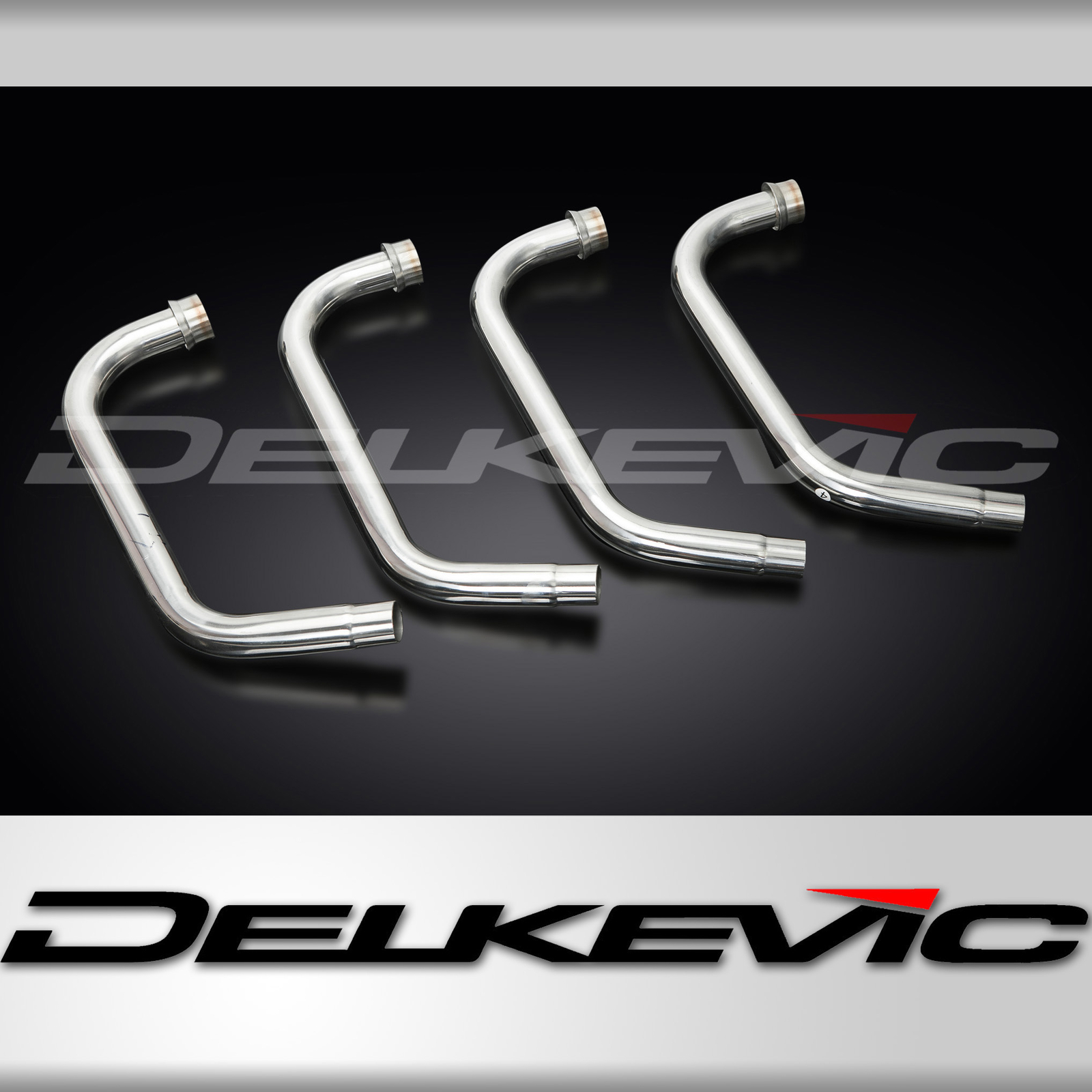 Yamaha FJ1100 1984-1985 Delkevic Stainless Steel Exhaust Headers Downpipes