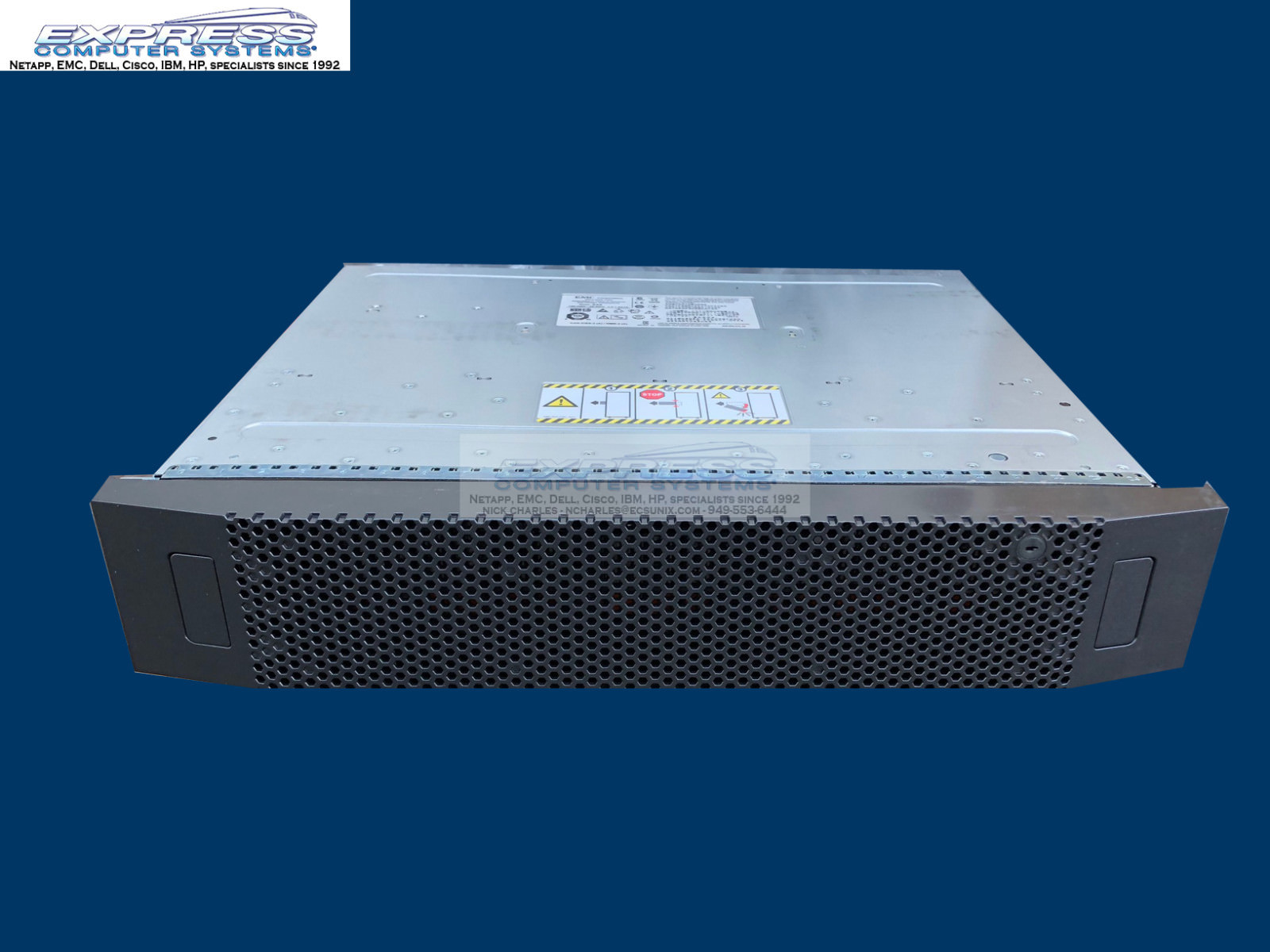 EMC VNX VNXB6GSDAE25 DAE 2U w/15x 800GB SSD SAS FLASH V4-2S6FX-800VNX2 12TB
