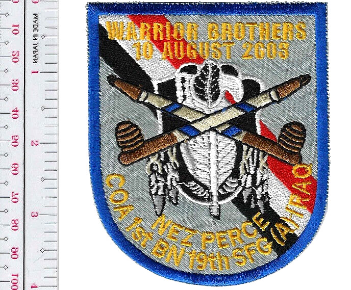 Green Beret Nez Perce Tribe US Army Iraq 19th Special Forces Group NO TARIFF