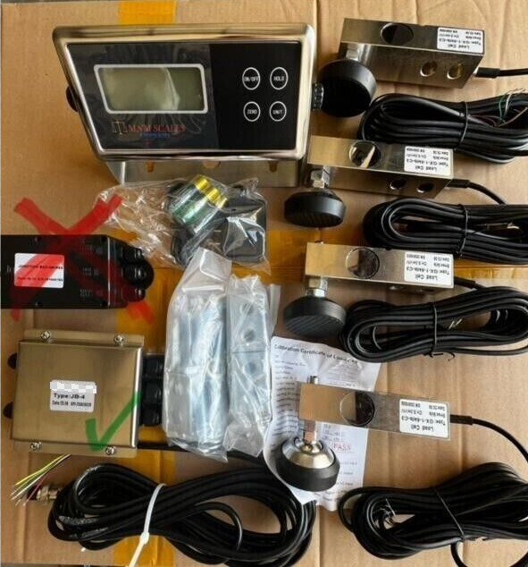 10,000lb Floor Scale Kit Repair kit with Indicator NIB