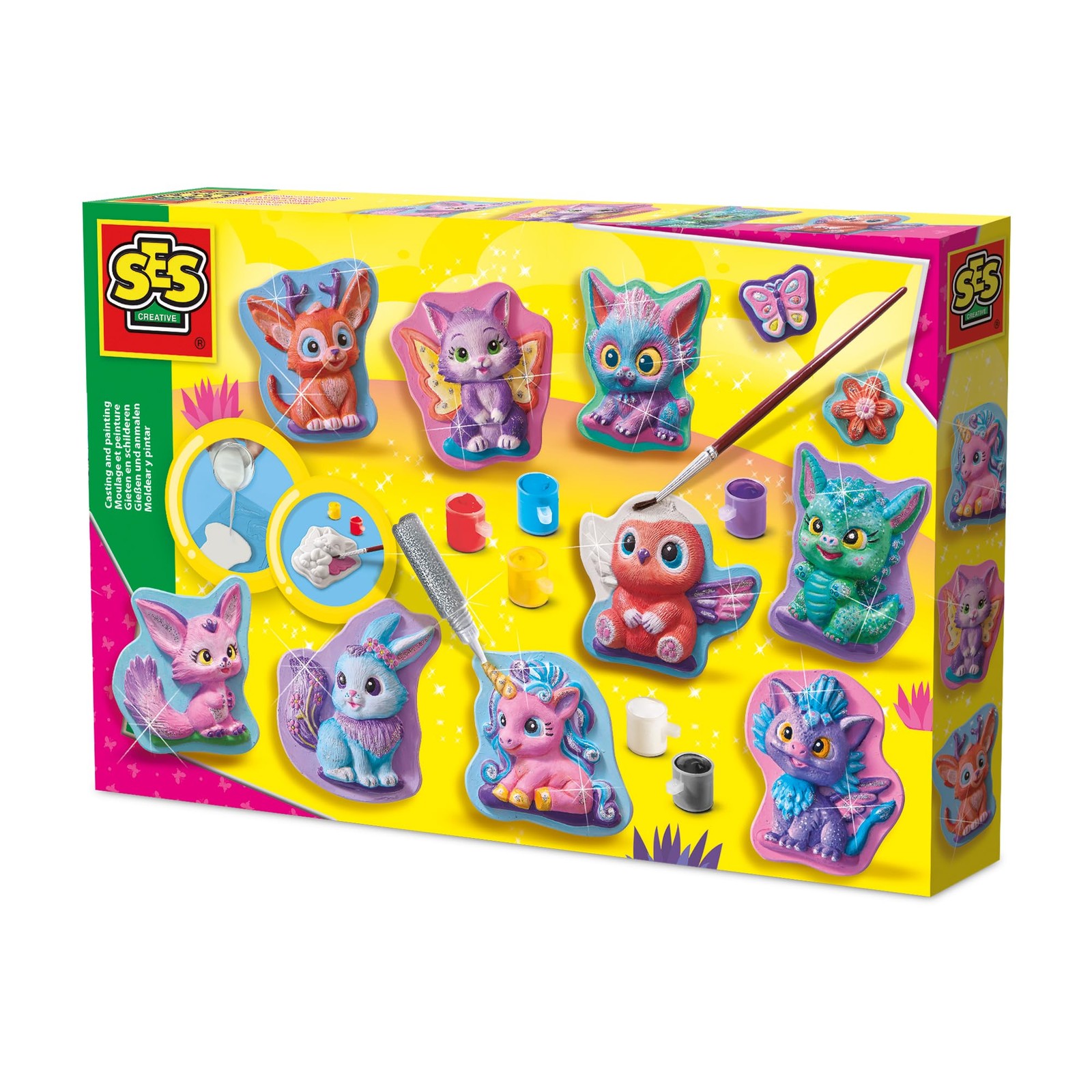 SES Creative 01342 Casting and Painting - Cute Fantasy Figures - Creative Craft