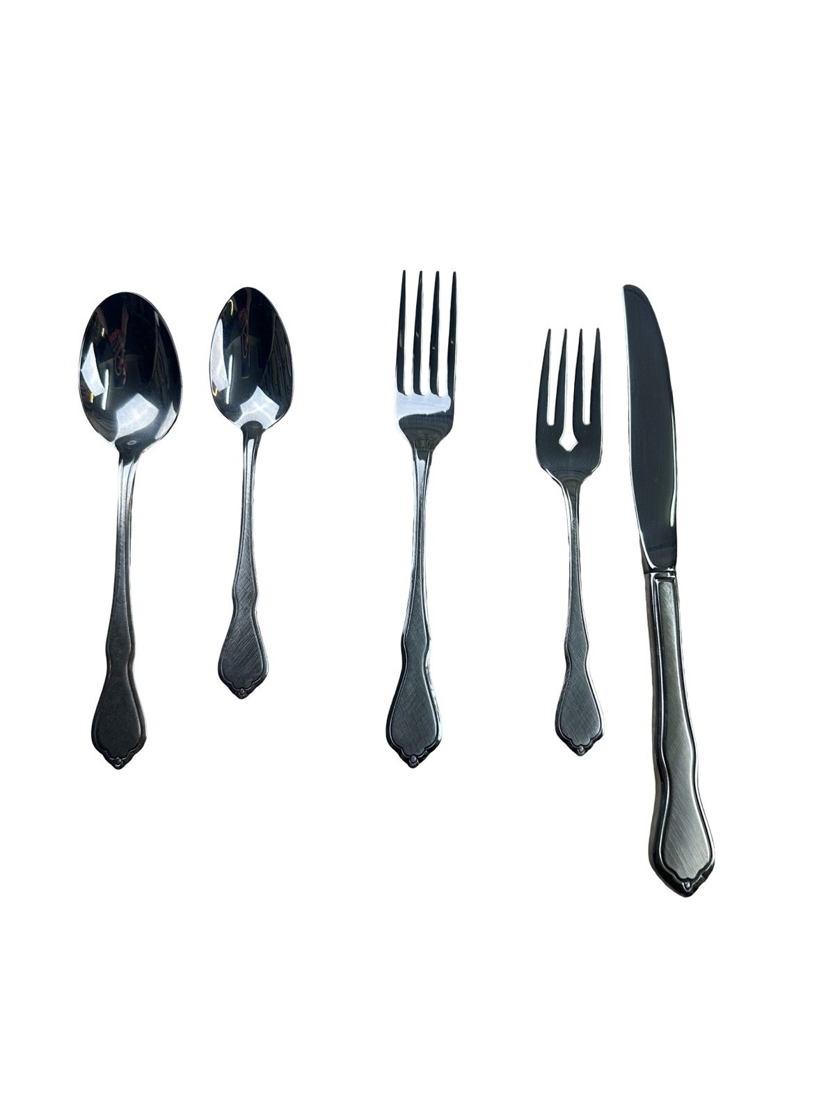 Oneida Trinity Stainless Flatware Set 20 Pc Service for 4 USA New No Box