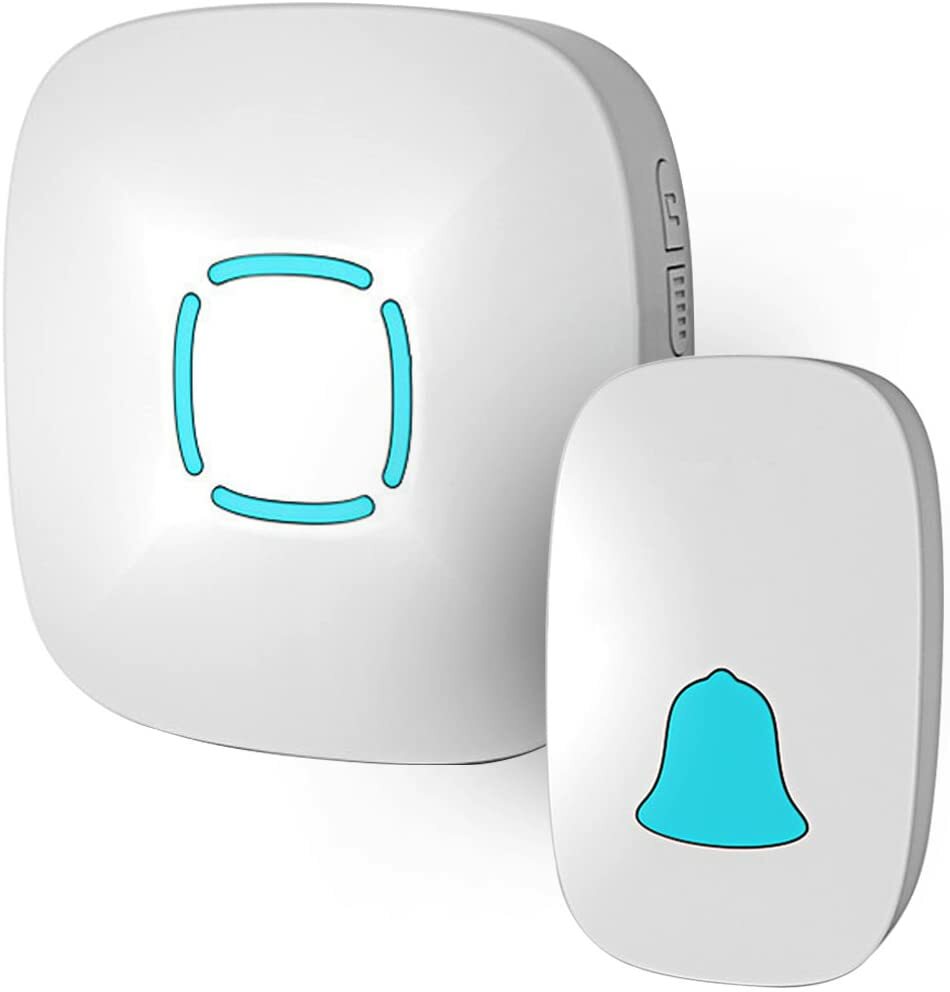 3 pc set IP44 waterproof 1000 ft. Range Wireless door bell Chime Kit LED flash