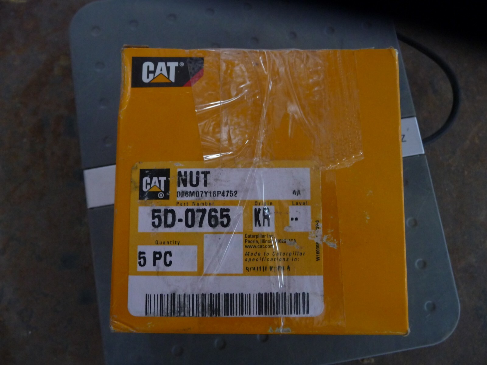 Caterpillar 5D0765 NUT Box of 5
