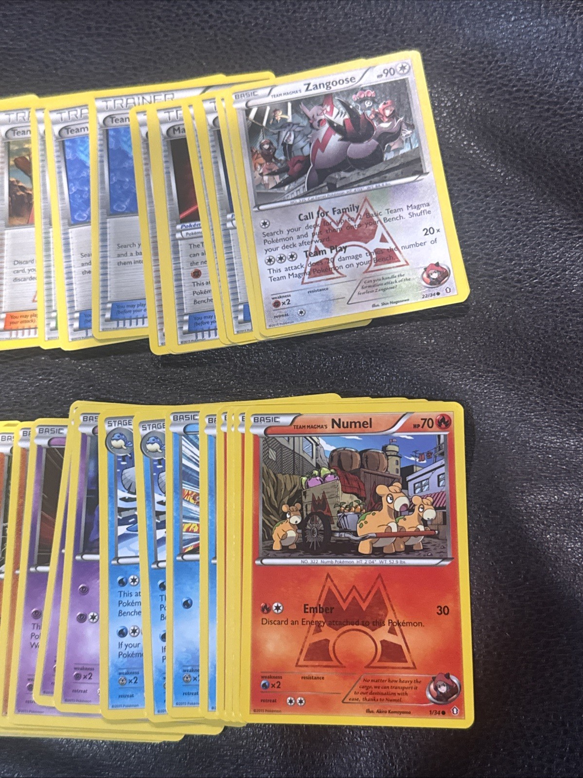 2015 Double Crisis Pokemon /34 Team Aqua & Magma PICK YOUR CARD BUILD YOUR SET