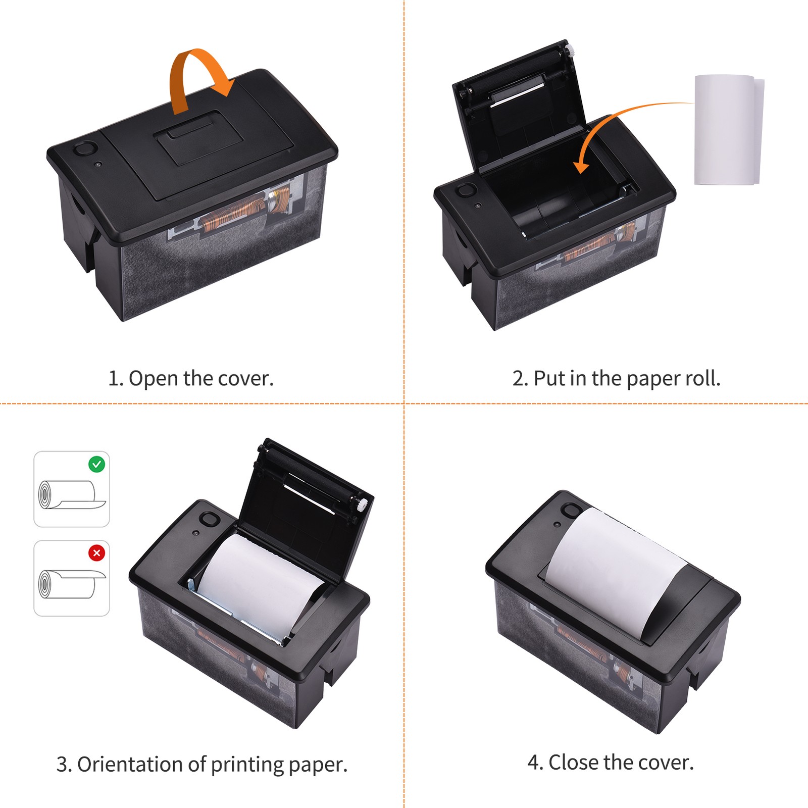 58MM Embedded Thermal Receipt Printer Module SelfService Terminal Cash Register