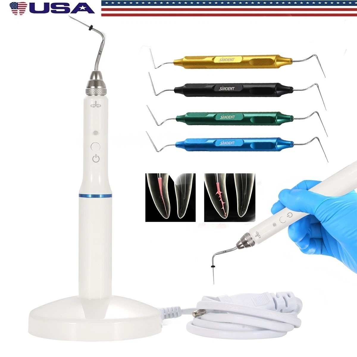 Dental Obturation System Endo Heated Pen/Condenser Gutta Percha Tip Hand Plugger