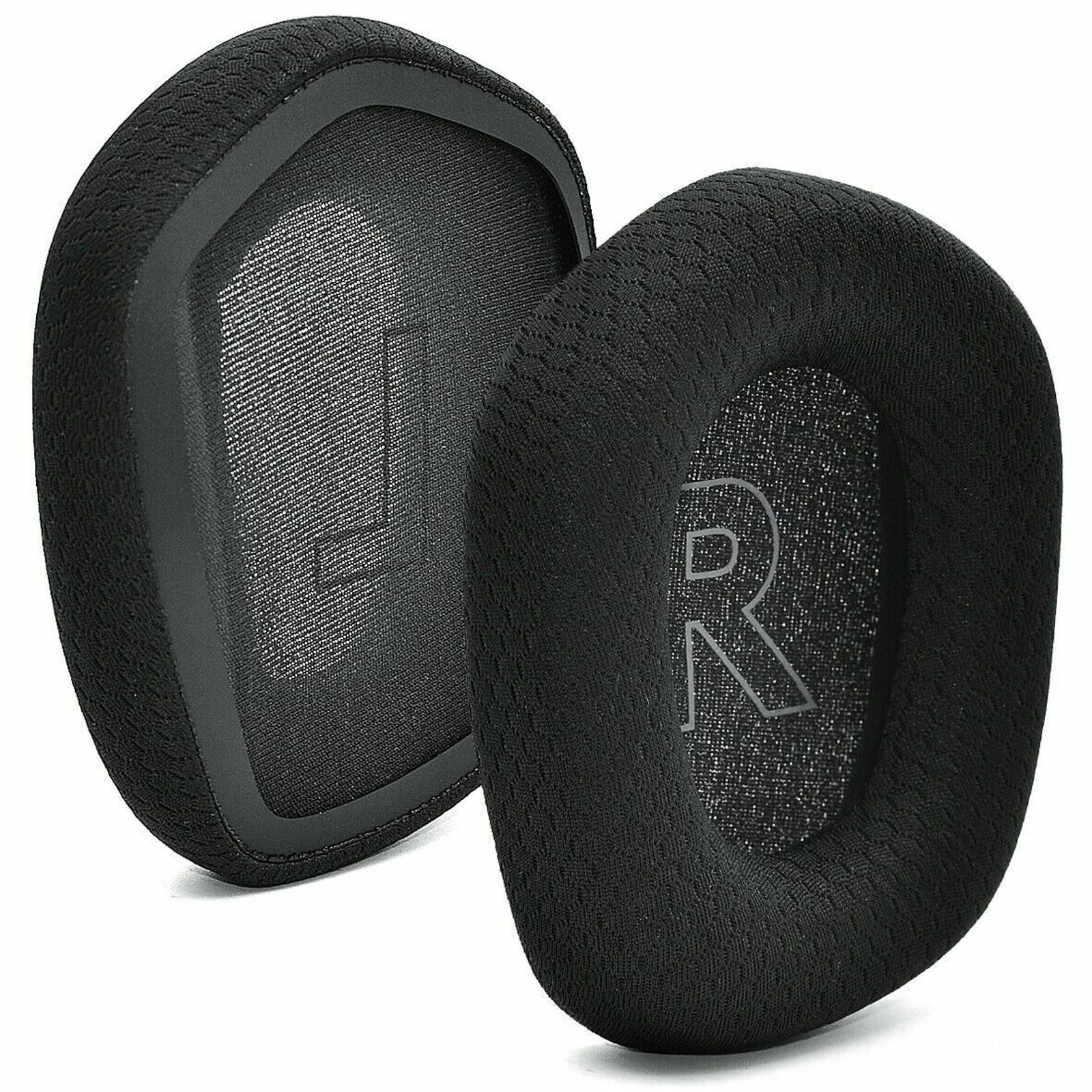 Black Ear Pads Cushion For Logitech G733 Lightspeed Wireless Headset