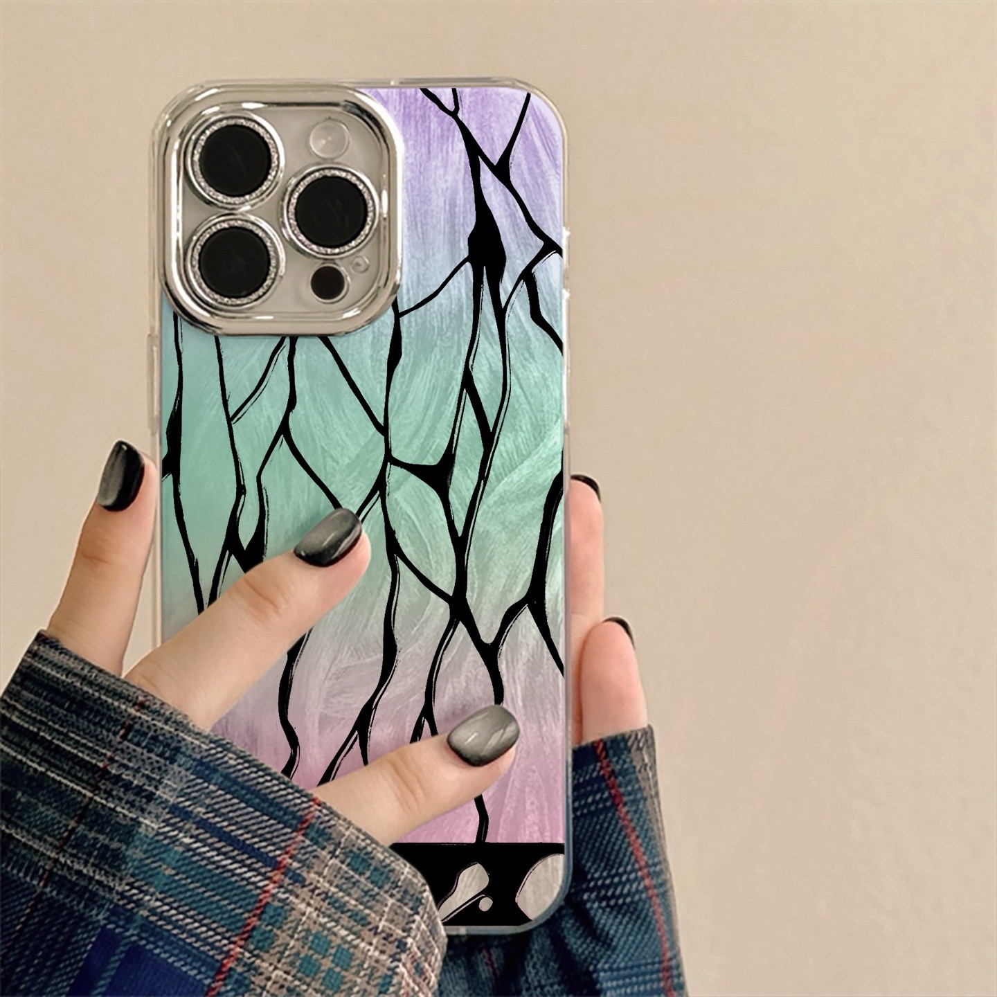 Demon Slayer Kochou Shinobu Phone Case For iPhone 16 15 14 13 12 11 Plus Pro Max