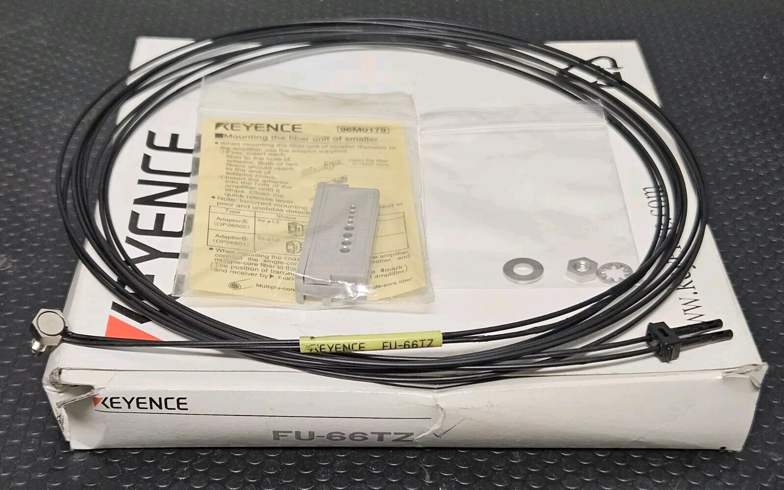 Keyence Digital Fiber Optic Sensor FU-66TZ FU66TZ