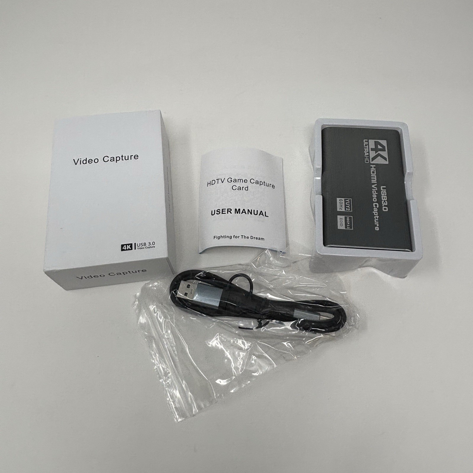 4K HDMI Video Capture Card USB 3.0 Game Recorder PS5 Switch OBS PC