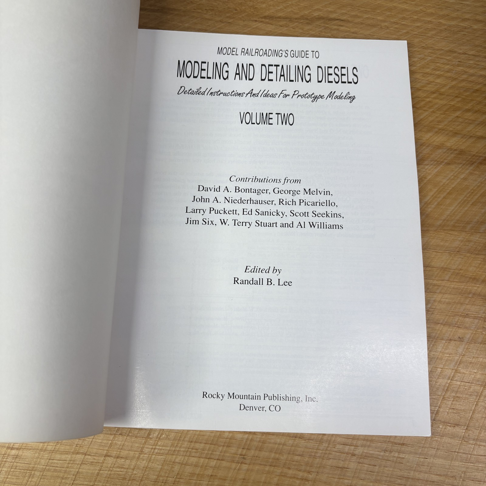 Model Railroading's Guide to Modeling & Detailing Diesels Volume Two Book
