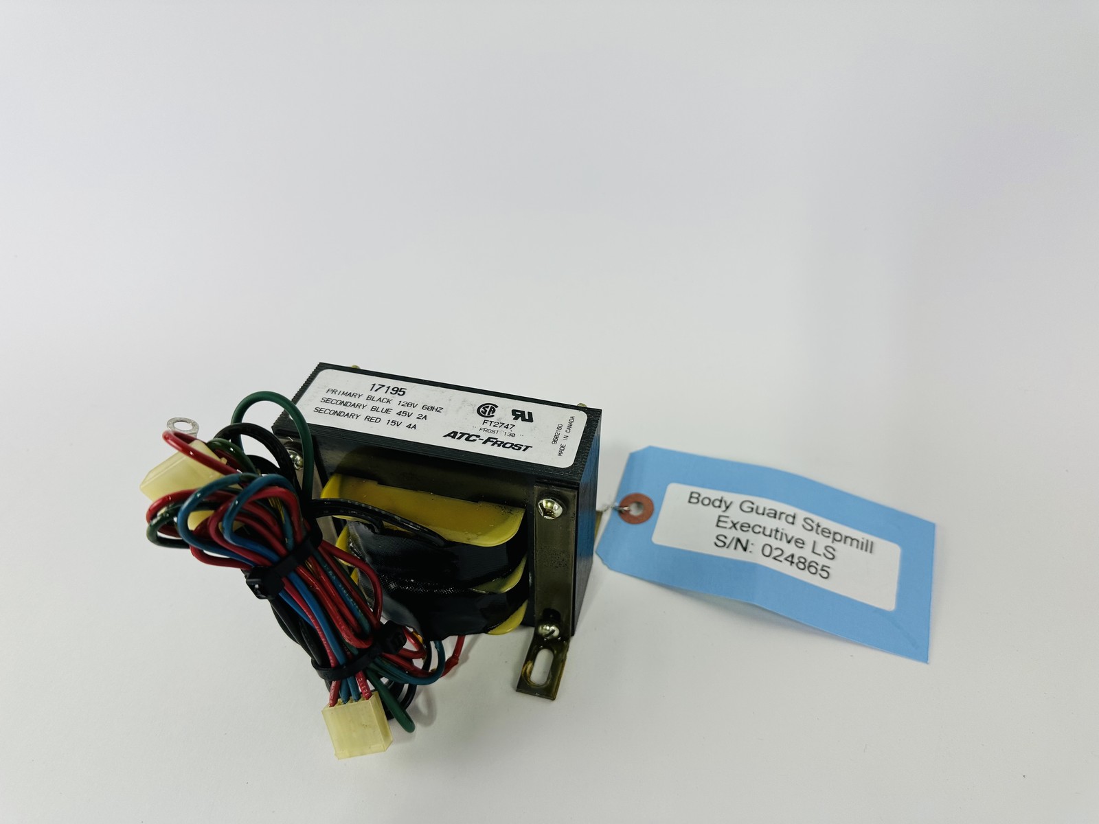 Bodyguard Fitness Executive LS Stepmill Motor Choke Transformer 17195 (CT27)