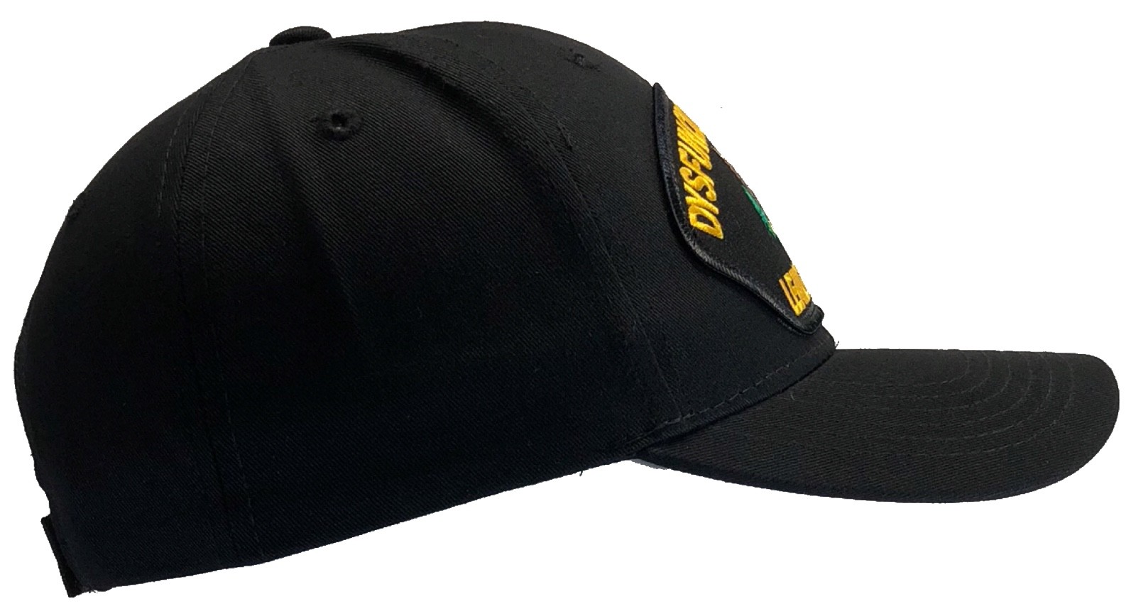 DYSFUNCTIONAL VETERAN Hat Black Ball Cap 100% Cotton Structured ‘THE ORIGINAL!’