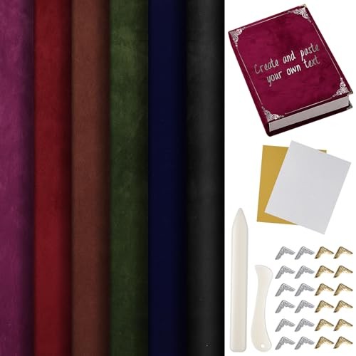 Book Binding Cloth Kit, Includes 12''x16'' Bookcover Cloth Vintage Series