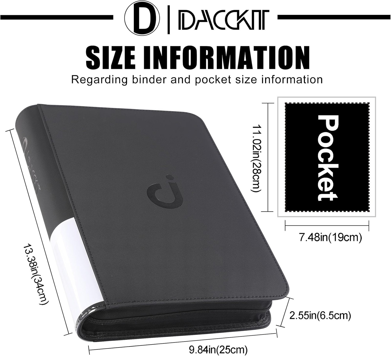 D DACCKIT Comic Binder，Comic Book Album with Sleeves Fits Regular Comics and ...