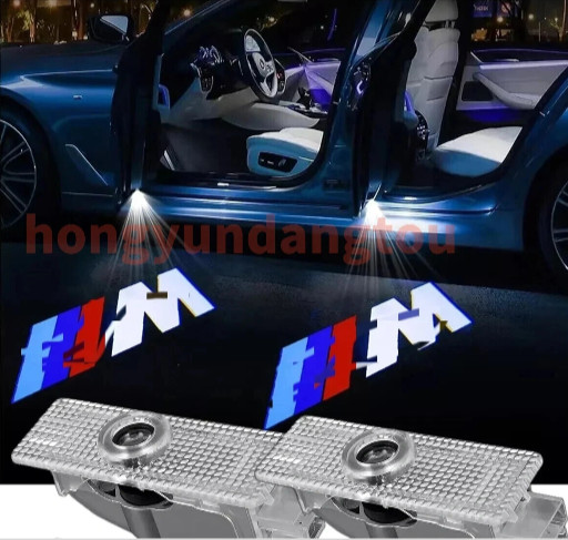 4pcs IIIM LED Welcome Puddle Light Projector Lamp Fits For B-M-W Car Door USA