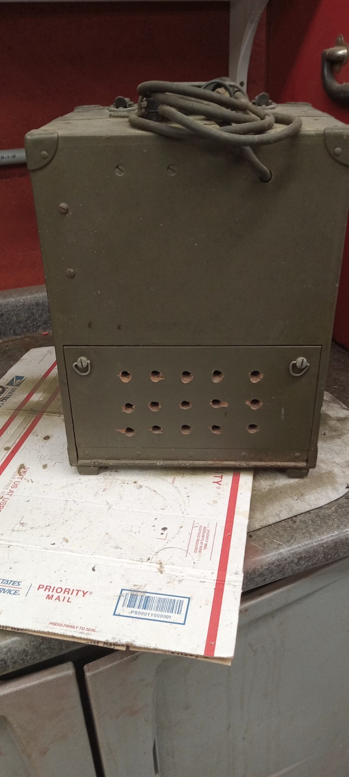 FREQUENCY METER BC - 221 - AC, Dated 1944 Untested MILITARY SURPLUS